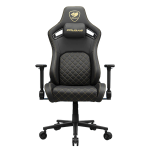COUGAR DEFENSOR Gold F  Gaming chair black Gold