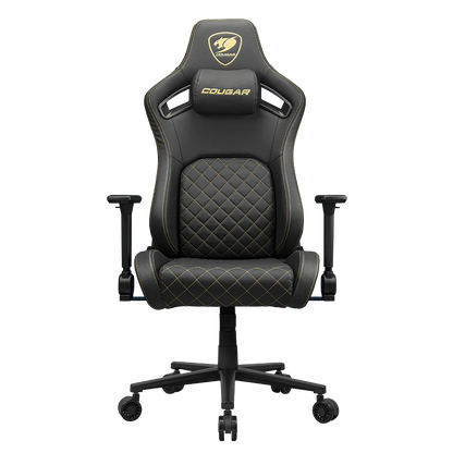COUGAR DEFENSOR Gold F  Gaming chair black Gold