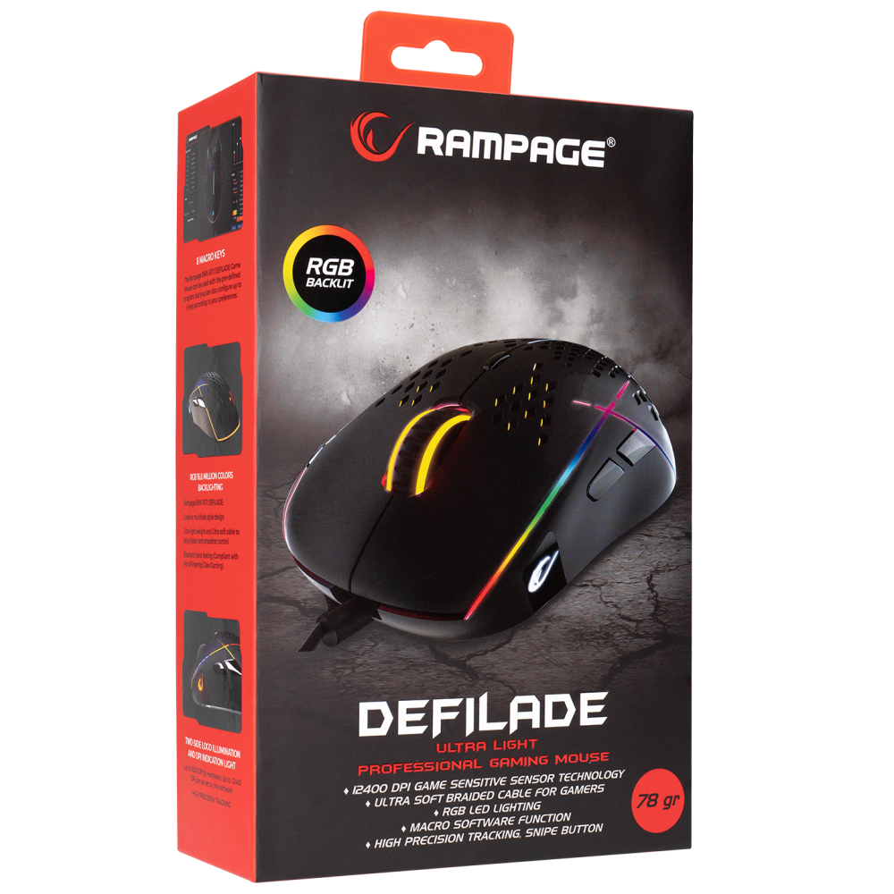 Rampage SMX-R111 DEFILADE 12400dpi RGB