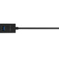 USB Hub, USB-A Plug / USB-C Plug, 3.0, USB Ports 3, USB-A Socket / RJ45 Socket, ICY BOX