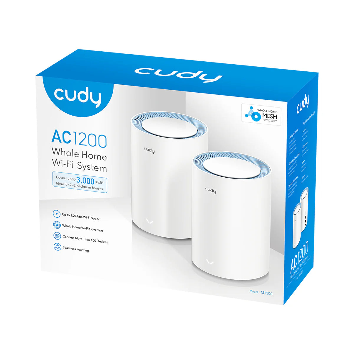 Cudy AC1200 Whole Mesh WiFi System 3Pack