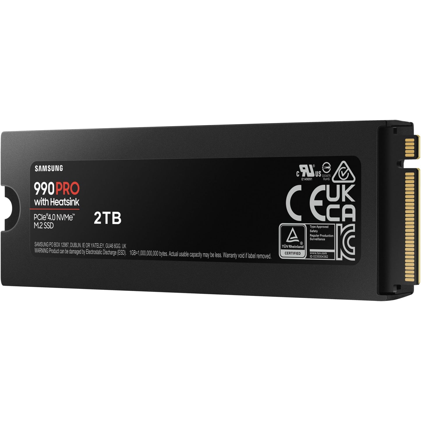 2TB Samsung 990 PRO Heatsink NVMe PCIe 4.0 x 4 retail