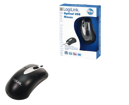 LOGILINK Mouse Optical USB 800dpi