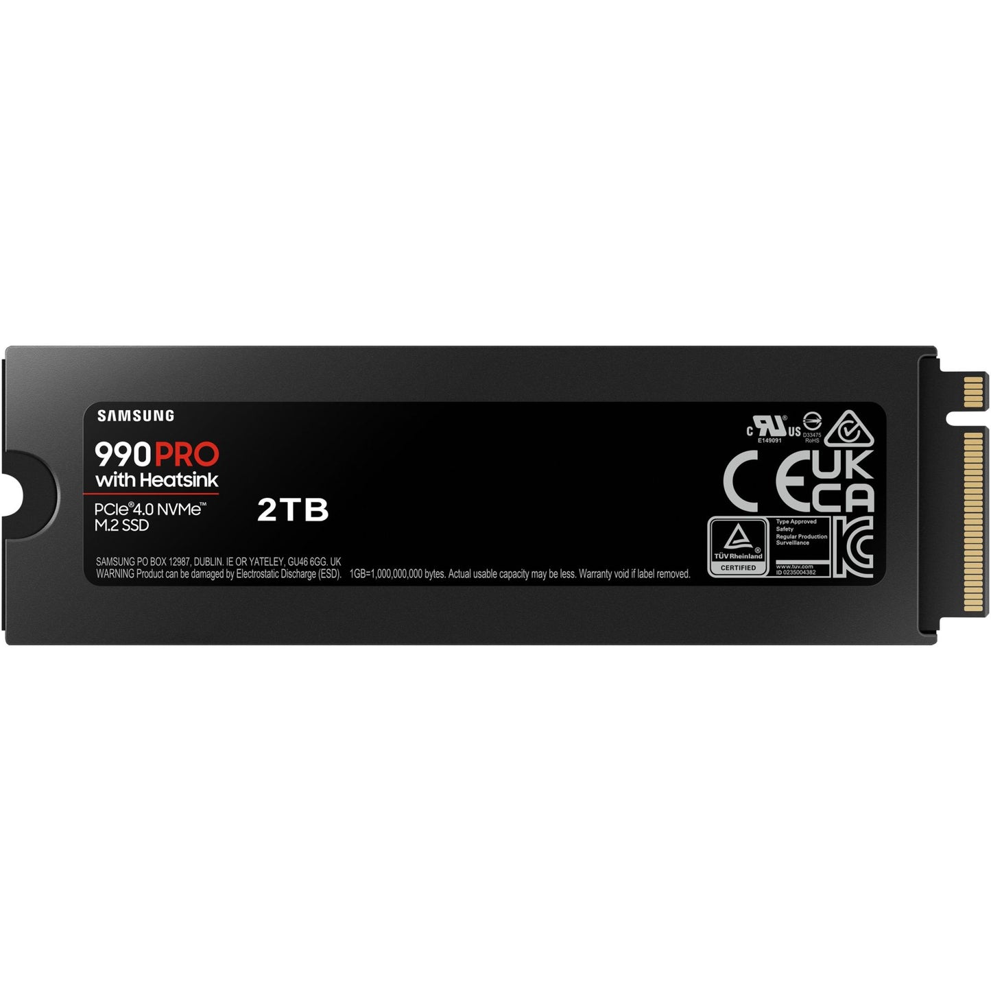 2TB Samsung 990 PRO Heatsink NVMe PCIe 4.0 x 4 retail