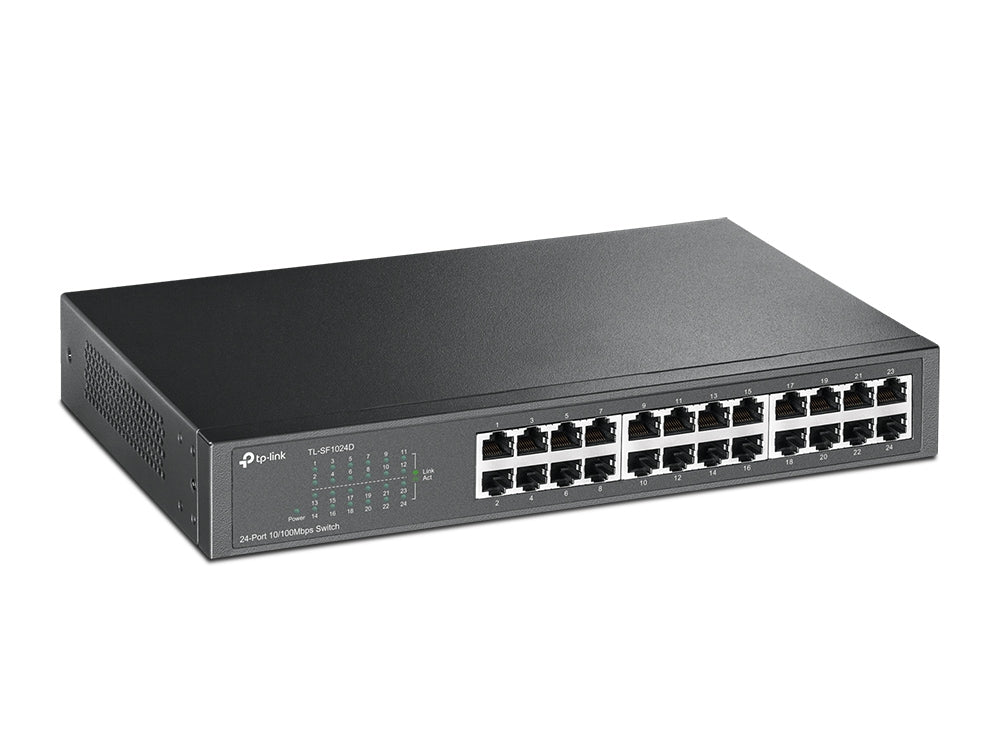 TL-SF1024D | 24-port 10/100Mbps Desktop/Rackmount Switch