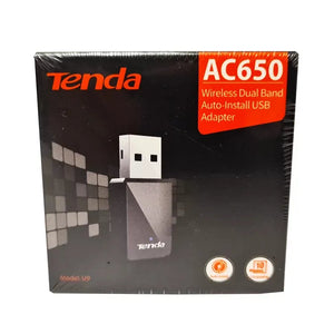 Tenda AC650 Wireless Dual Band Auto-Install USB Adapter - U9