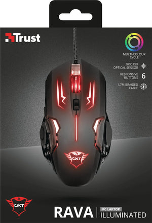 Trust Gaming GXT 108 Rava Gaming Mouse for PC and Laptop