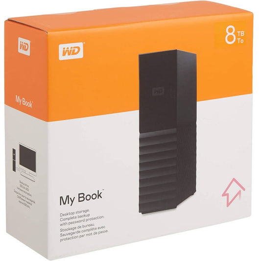 WD 8TB My Book Desktop External Hard Drive