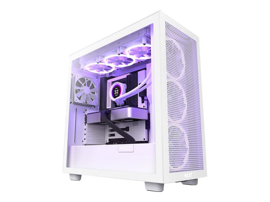 NZXT H7 Flow (CM-H71FW-01) - Kasë kompjuteri - e bardhë