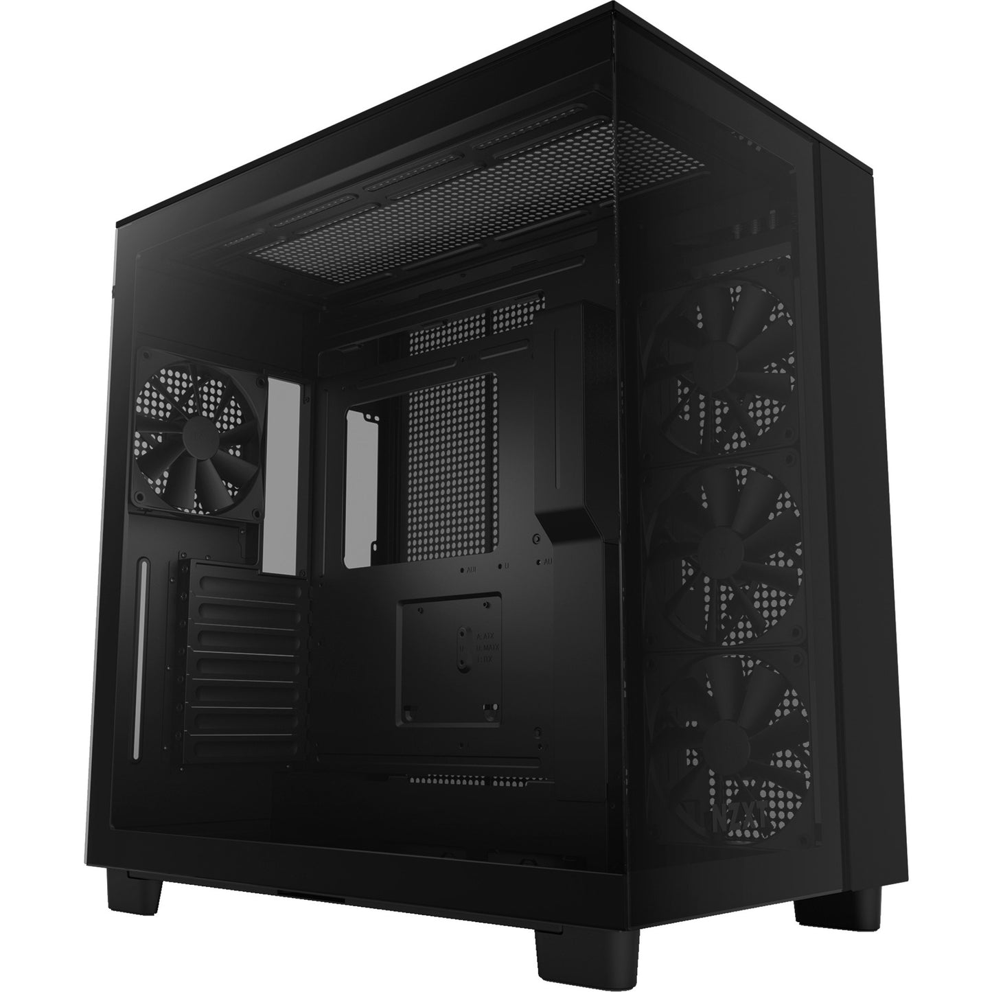 NZXT H9 Flow (CM-H91FB-01) - Kasë kompjuteri - e zezë