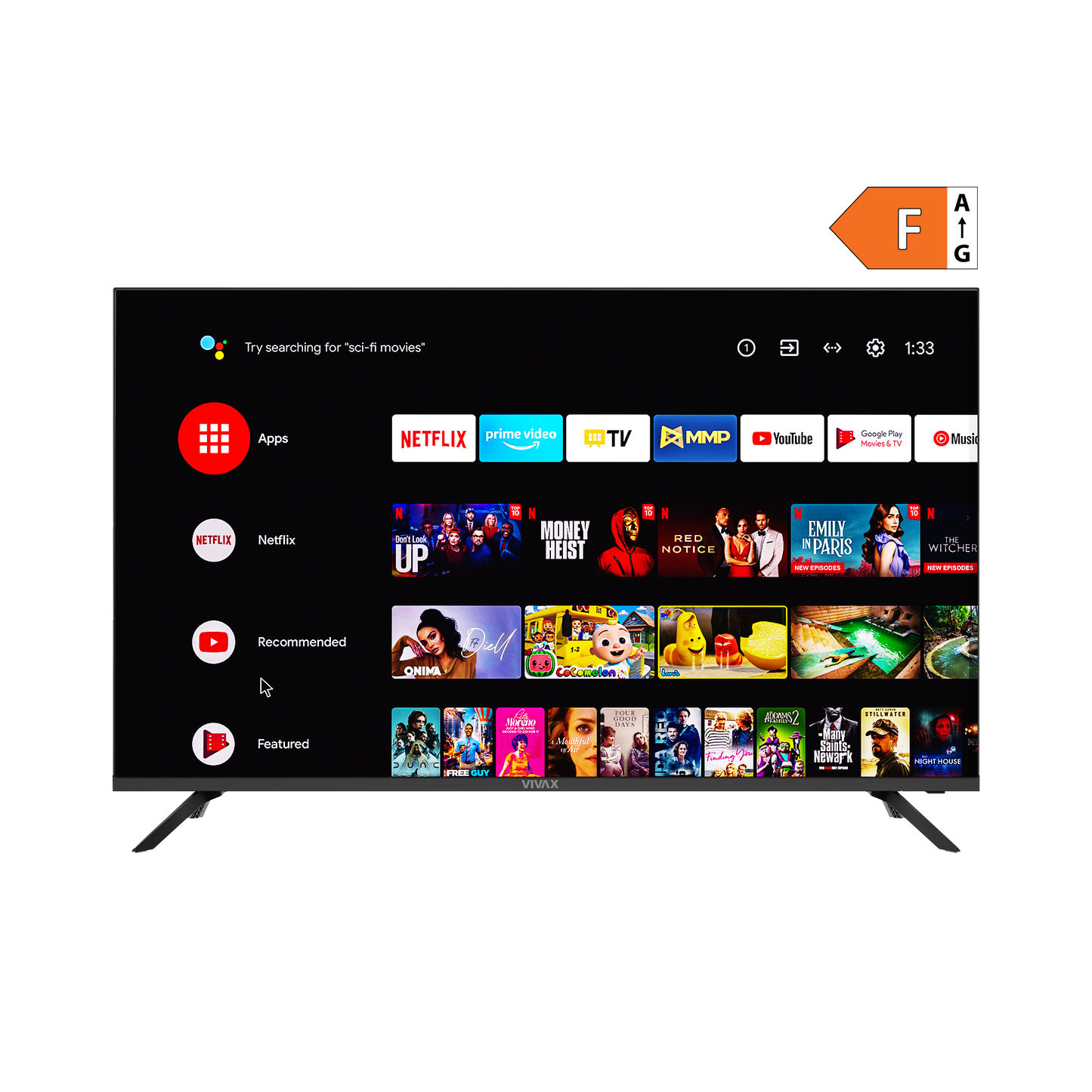 VIVAX TV A Series 43UHD10K