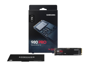 SAMSUNG 980 PRO SSD 1TB, PCIe 4.0 M.2 2280