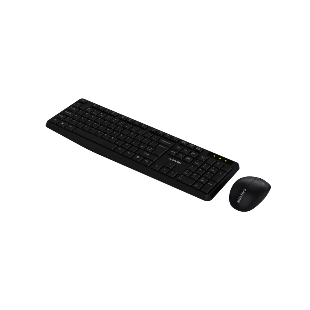 Canyon Keyboard Mouse Wireless Set CNE-HSETW01