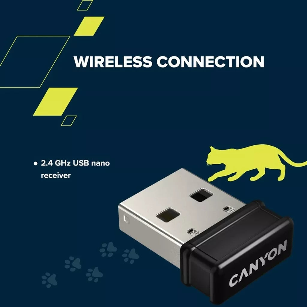 Canyon Wireless combo HSET-W6 Kitty Edition CNS-HSETW6VT