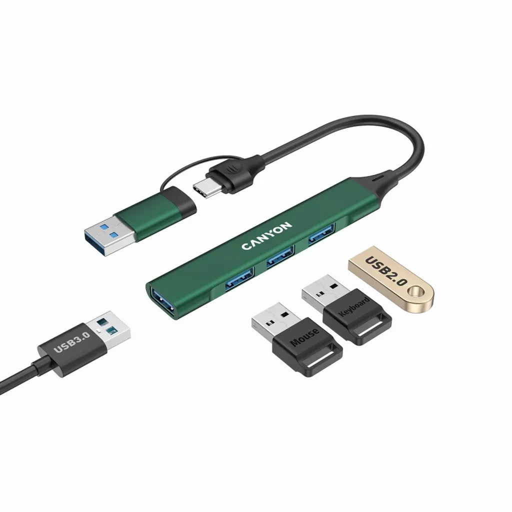 Canyon 4 Port USB-C Hub DS-02 CNS-TDS02GR