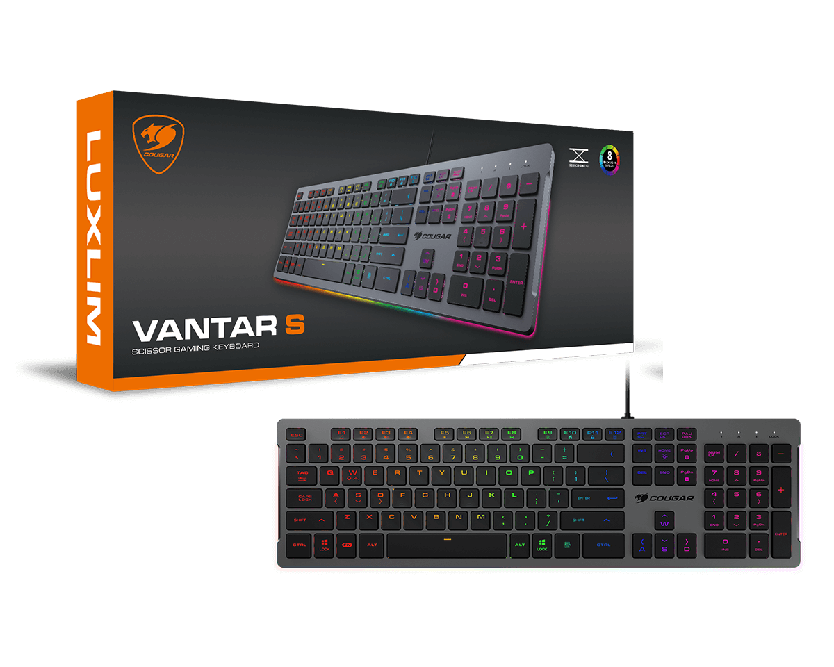 COUGAR  VANTAR S RGB Scissor-Switch Keyboard