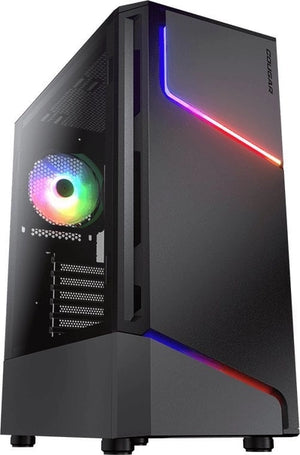 Kasë Cougar Cougar MX360 RGB Midi Towere zezë, Midi Tower