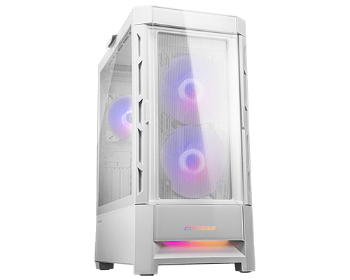 Kasë COUGAR DUOFACE RGB Mid Tower Case  White