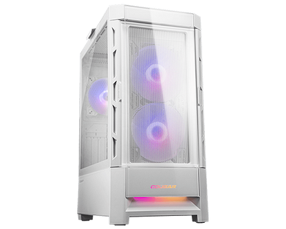 Kasë COUGAR DUOFACE RGB Mid Tower Case  White