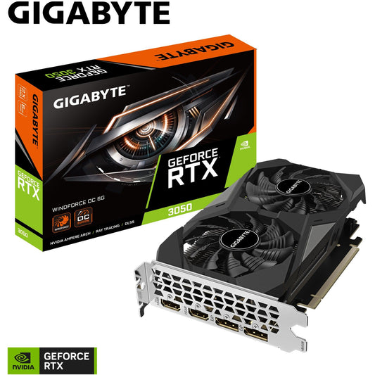 RTX 3050 6GB Gigabyte Windforce OC GDDR6