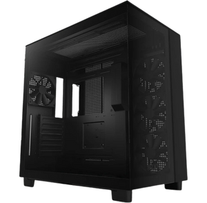 NZXT H9 Flow (CM-H91FB-01) - Kasë kompjuteri - e zezë