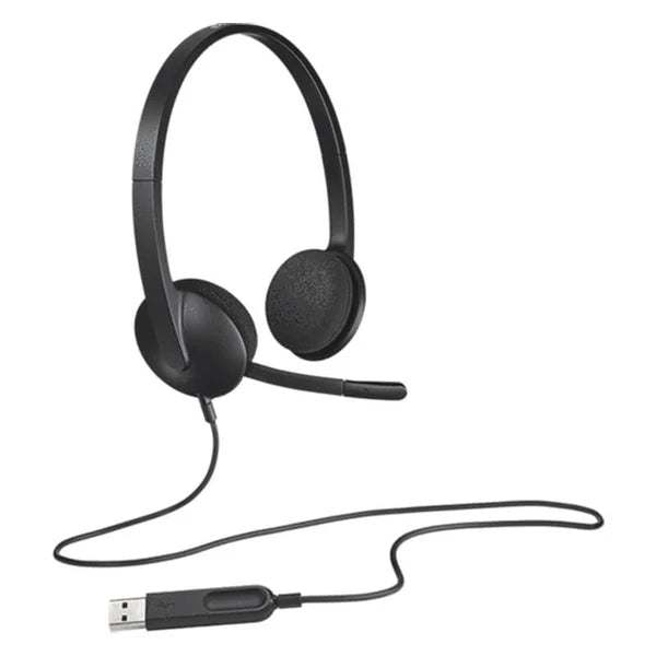 Logitech H340 USB Headset with Noise-Cancelling Mic