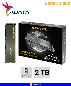SSD 2TB M.2 ADATA, LEGEND 800 GEN 4X4 NVME