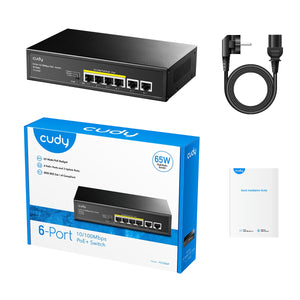 6-Port 10/100M PoE+ Switch 60W ( FS1006P )