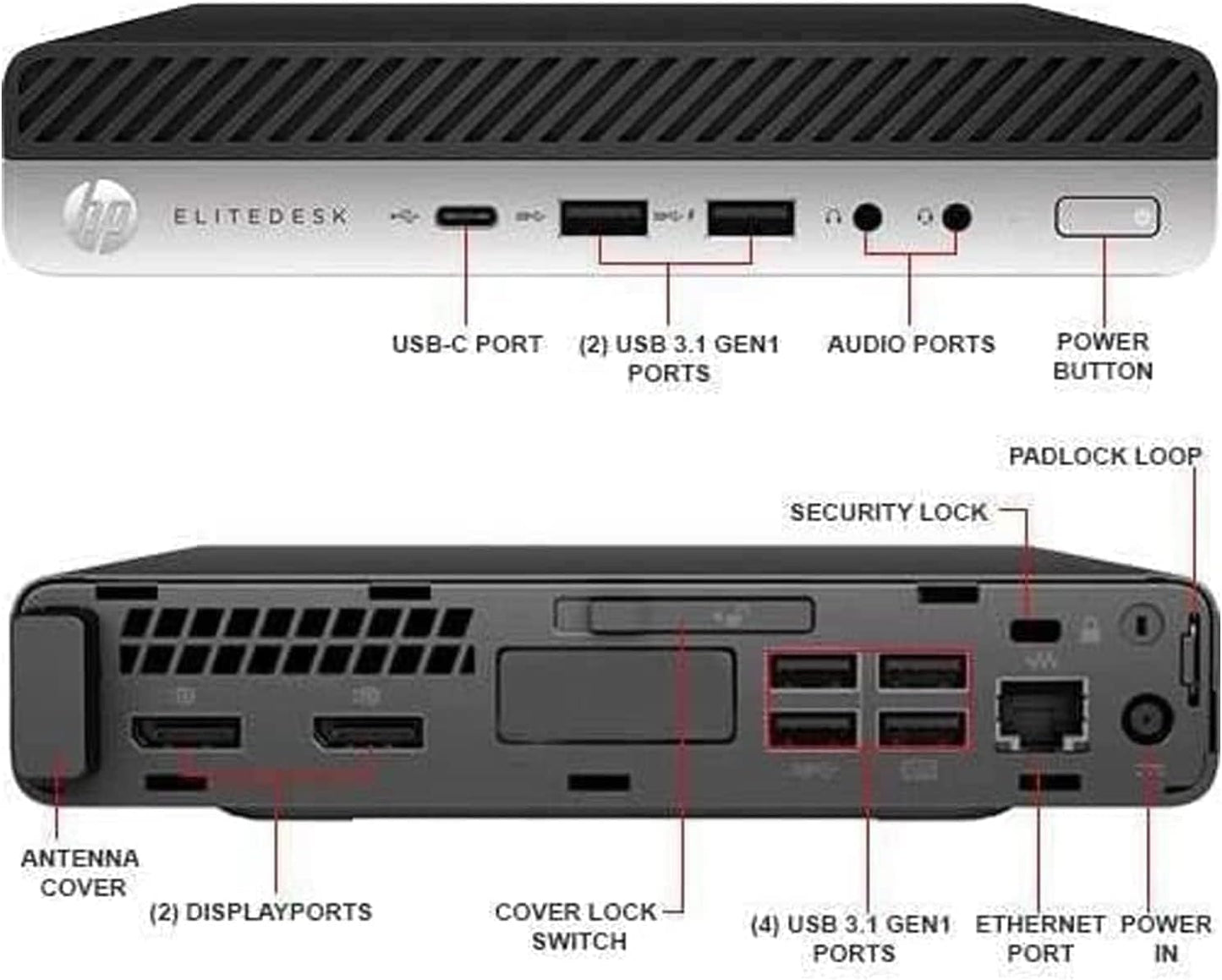 HP EliteDesk 800 G3 USFF intel Core i5-7500